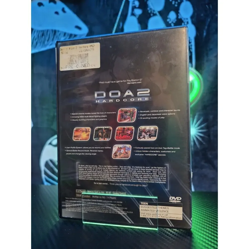 Sony PlayStation 2 Tecmo DOA 2 Hardcore 2000